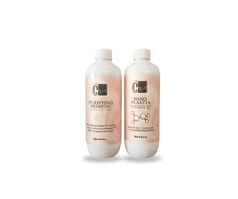 C Well Purifying Shampoo & C Well Nano Plastia with Vitamin B5